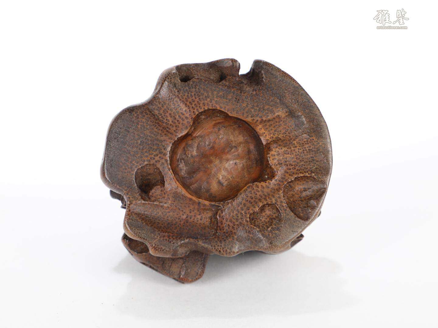 竹根雕和合二仙